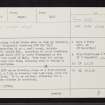 Coll, Grishipoll, NM15NE 19, Ordnance Survey index card, page number 1, Recto