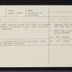 Iona, Tobar Na H- Aoise, NM22NE 1, Ordnance Survey index card, Recto
