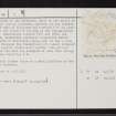 Iona, Dun Cul Bhuirg, NM22SE 3, Ordnance Survey index card, Verso