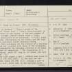 Iona, Cladh An Diseart, NM22SE 7, Ordnance Survey index card, page number 1, Recto