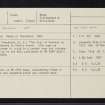 Iona, Tobar A' Cheathain, NM22SE 11, Ordnance Survey index card, Recto