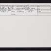 Iona, Sraid Nam Marbh, NM22SE 16, Ordnance Survey index card, Recto