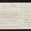 Iona, Laraichean, NM22SE 21, Ordnance Survey index card, page number 1, Recto