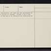 Iona, Port An Fhir-Bhreige, NM22SE 31, Ordnance Survey index card, page number 2, Verso