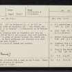 Iona, Cill Ma Neachdain, NM22SE 34, Ordnance Survey index card, Recto