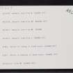 Coll, Loch Cliad, NM25NW 7, Ordnance Survey index card, page number 2, Recto