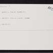 Coll, Loch Cliad, NM25NW 7, Ordnance Survey index card, page number 3, Recto