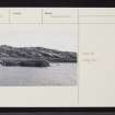 Coll, Loch Urbhaig, NM25NW 17, Ordnance Survey index card, page number 2, Verso