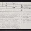 Coll, Arnabost, NM26SW 10, Ordnance Survey index card, page number 1, Recto