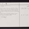 Mull, Crackaig, NM34NE 2, Ordnance Survey index card, page number 2, Verso