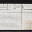 Mull, Calgary Pier, NM35SE 19, Ordnance Survey index card, page number 1, Recto