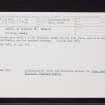 Rum, Harris, An Dornabac 5, NM39NE 17, Ordnance Survey index card, Recto