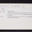 Rum, Harris 1, NM39NW 8, Ordnance Survey index card, Recto