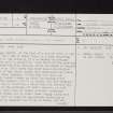 Mull, Scoor, NM41NW 5, Ordnance Survey index card, page number 1, Recto