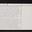 Mull, Druim Tighe Mhic Gille Chattan, NM44NE 5, Ordnance Survey index card, page number 2, Verso