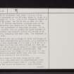 Mull, Dun Ara, NM45NW 1, Ordnance Survey index card, page number 2, Verso