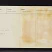 Mull, Dun Ara, NM45NW 1, Ordnance Survey index card, page number 4, Verso