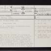 Mull, Dervaig, Maol Mor, NM45SW 5, Ordnance Survey index card, page number 1, Recto