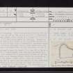 Torr A'Mhanaich, Mull, NM45SW 17, Ordnance Survey index card, page number 1, Recto