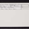 Ardnamurchan, Sanna Sands, NM46NW 1, Ordnance Survey index card, Recto