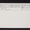 Eigg, Laig, NM48NE 2, Ordnance Survey index card, Recto