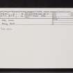Eigg, Laig, NM48NE 3, Ordnance Survey index card, Recto