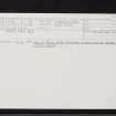 Eigg, Chleith Mhor, NM48NE 9, Ordnance Survey index card, Recto