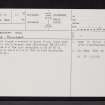 Eigg, Kildonnan, NM48NE 14, Ordnance Survey index card, page number 1, Recto
