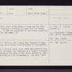 Eigg, Loch Nam Ban Mora, NM48NE 15, Ordnance Survey index card, page number 1, Recto