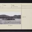 Eigg, Loch Nam Ban Mora, NM48NE 15, Ordnance Survey index card, Recto