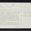 Eigg, Kildonnan, NM48NE 18, Ordnance Survey index card, page number 1, Recto