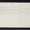 Eigg, Kildonnan, NM48NE 18, Ordnance Survey index card, page number 2, Verso