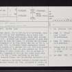 Eigg, Kildonnan, NM48SE 2, Ordnance Survey index card, page number 1, Recto