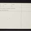 Eigg, An Sgurr, NM48SE 6, Ordnance Survey index card, page number 2, Verso