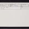 Loch Ba, Mull, NM53NE 1, Ordnance Survey index card, Recto