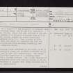 Uluvalt, Mull, NM53SW 2, Ordnance Survey index card, page number 1, Recto