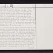 Caisteal Nan Con, NM54NE 3, Ordnance Survey index card, page number 3, Recto