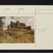 Mull, Aros Castle, NM54SE 1, Ordnance Survey index card, page number 7, Recto
