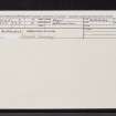 Bourblaige, NM56SW 2, Ordnance Survey index card, Recto