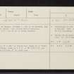 Garvellachs, Culbrandan, A' Chuli, NM61SE 4, Ordnance Survey index card, Recto