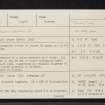 Kinlochaline, NM64NE 5, Ordnance Survey index card, page number 1, Recto