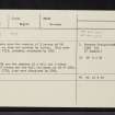 Savary, NM64NW 6, Ordnance Survey index card, Recto