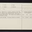 Srath An Aoinidh Bhig, NM65SE 3, Ordnance Survey index card, Recto