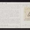 Loch Sunart, Dun Ghallain, NM66SW 5, Ordnance Survey index card, page number 3, Recto