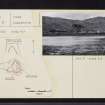 Loch Sunart, Dun Ghallain, NM66SW 5, Ordnance Survey index card, Recto