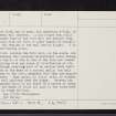 Eilean Nan Gobhar, Sound Of Arisaig, NM67NE 1, Ordnance Survey index card, page number 2, Verso