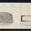 Luing, Kilchattan, Old Parish Church, NM70NW 2, Ordnance Survey index card, page number 2, Verso