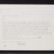 Scarba, Kilmory Lodge, NM70NW 7, Ordnance Survey index card, Recto
