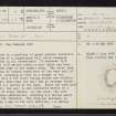 Dun Fadaidh, NM71SE 4, Ordnance Survey index card, page number 1, Recto