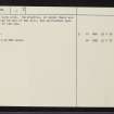 Dun Fadaidh, NM71SE 4, Ordnance Survey index card, page number 2, Verso